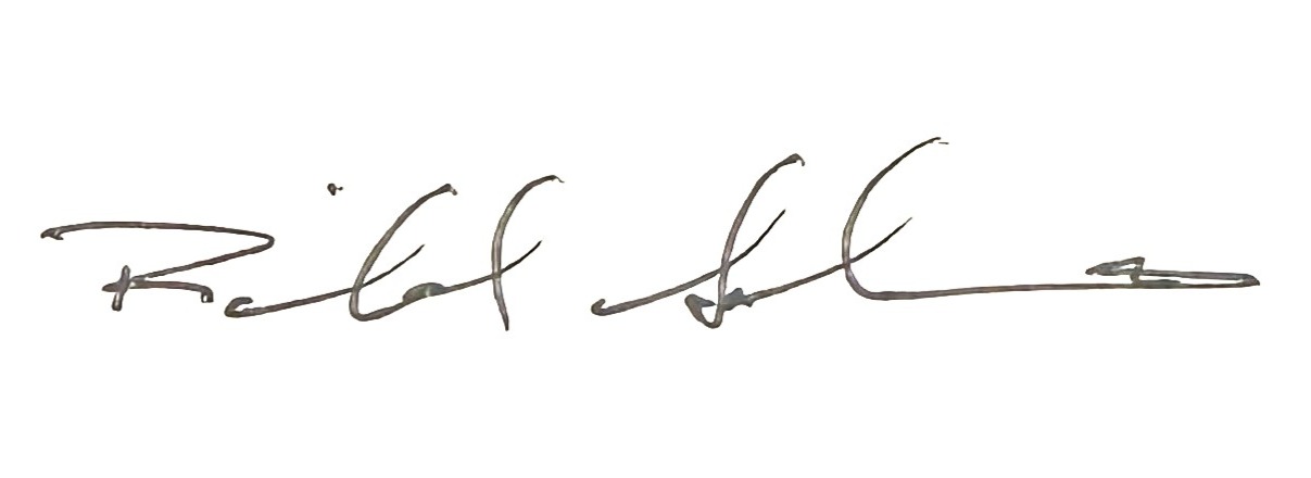 Richard Schram signature